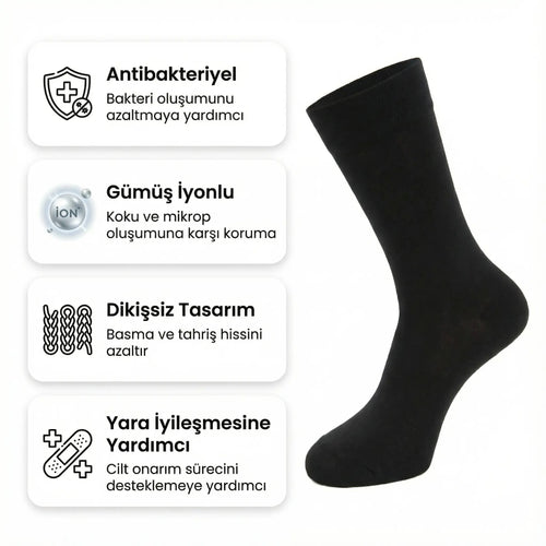 DiyabetCorabim® Gümüş Çorap